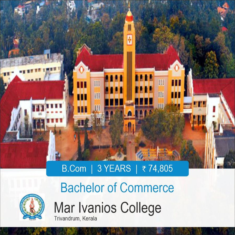 Bachelor of Commerce (B.Com) at Mar Ivanios College, Trivandrum